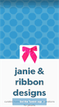 Mobile Screenshot of janieandribbon.com